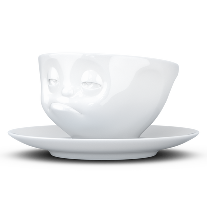 Snoozy White Coffee Cup