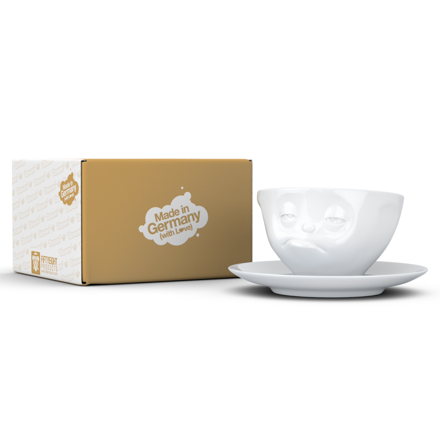 Snoozy White Coffee Cup