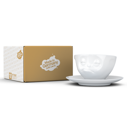 Snoozy White Coffee Cup