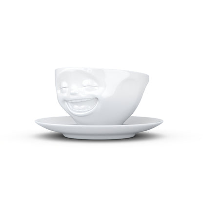 Laughing White Coffee Cup