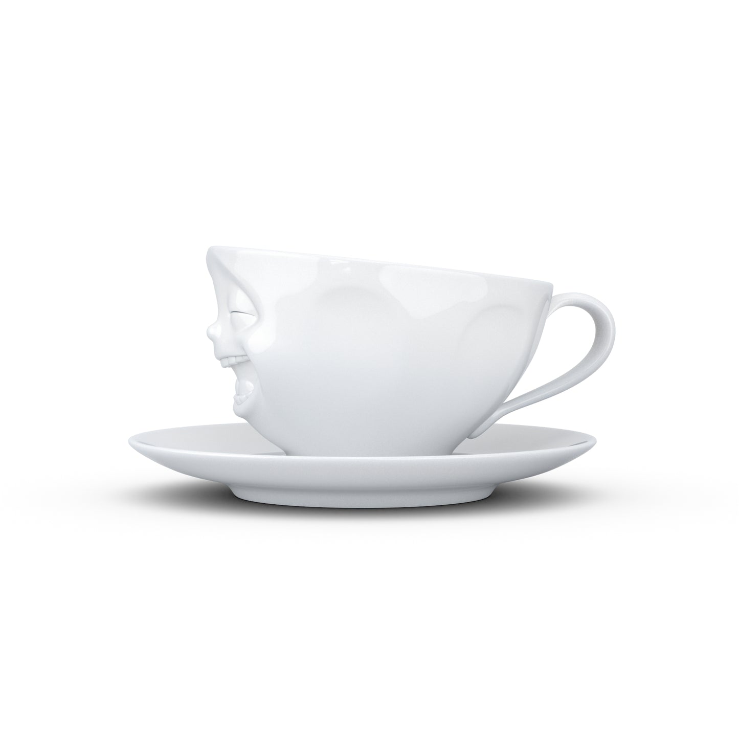 Laughing White Coffee Cup