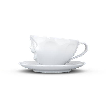 Laughing White Coffee Cup