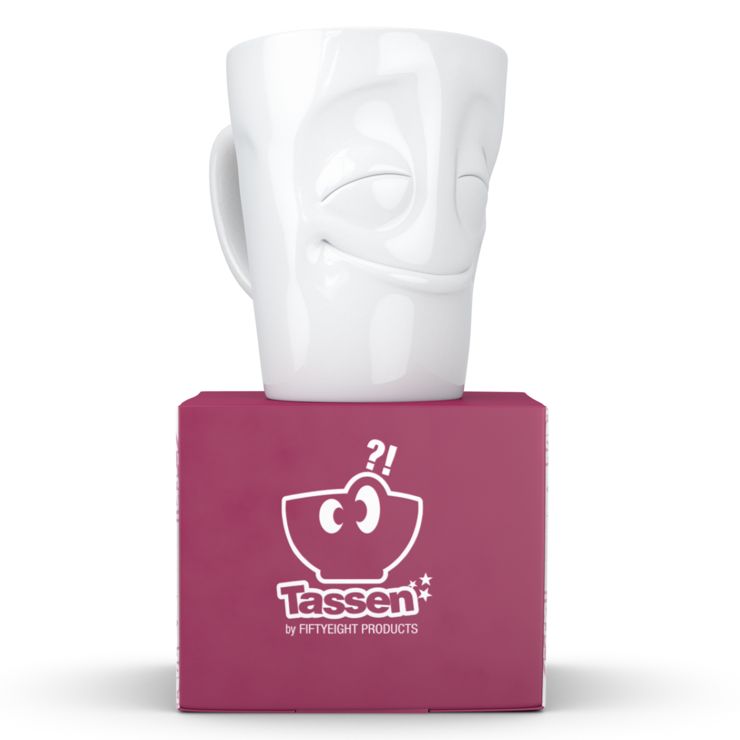 Mug with Handle "Cheery" White