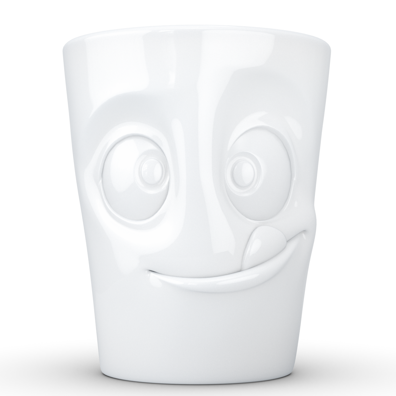 Mug with Handle "Tasty" White