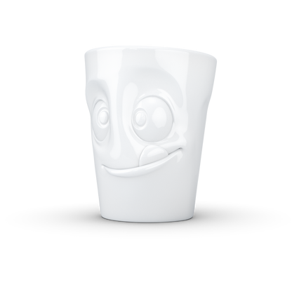 Mug with Handle "Tasty" White
