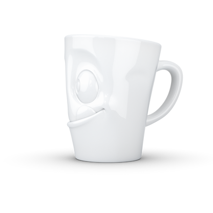 Mug with Handle "Tasty" White