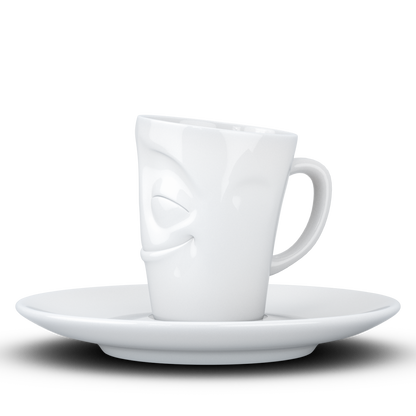 Cheery White Espresso Mug