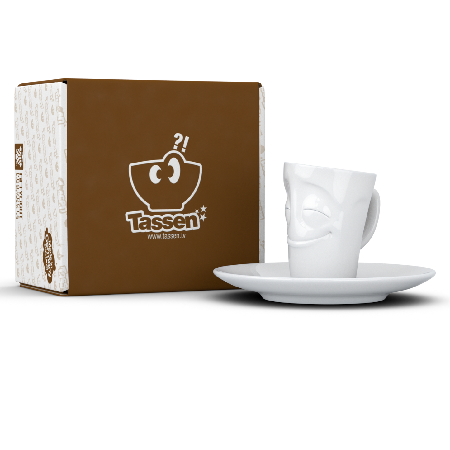 Cheery White Espresso Mug