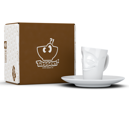 Cheery White Espresso Mug