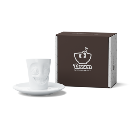 Joking White Espresso Mug