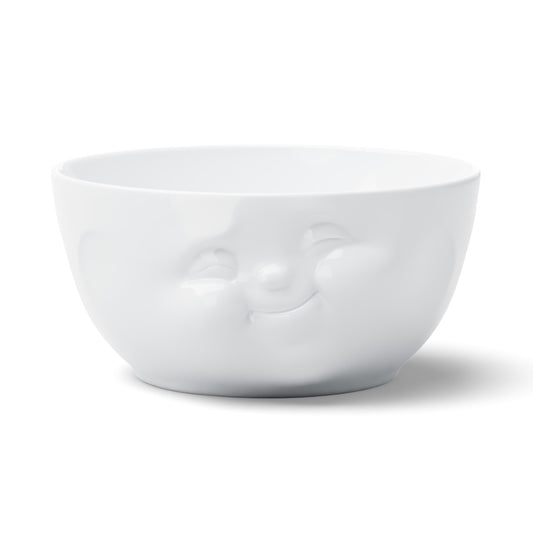 Munching White Bowl