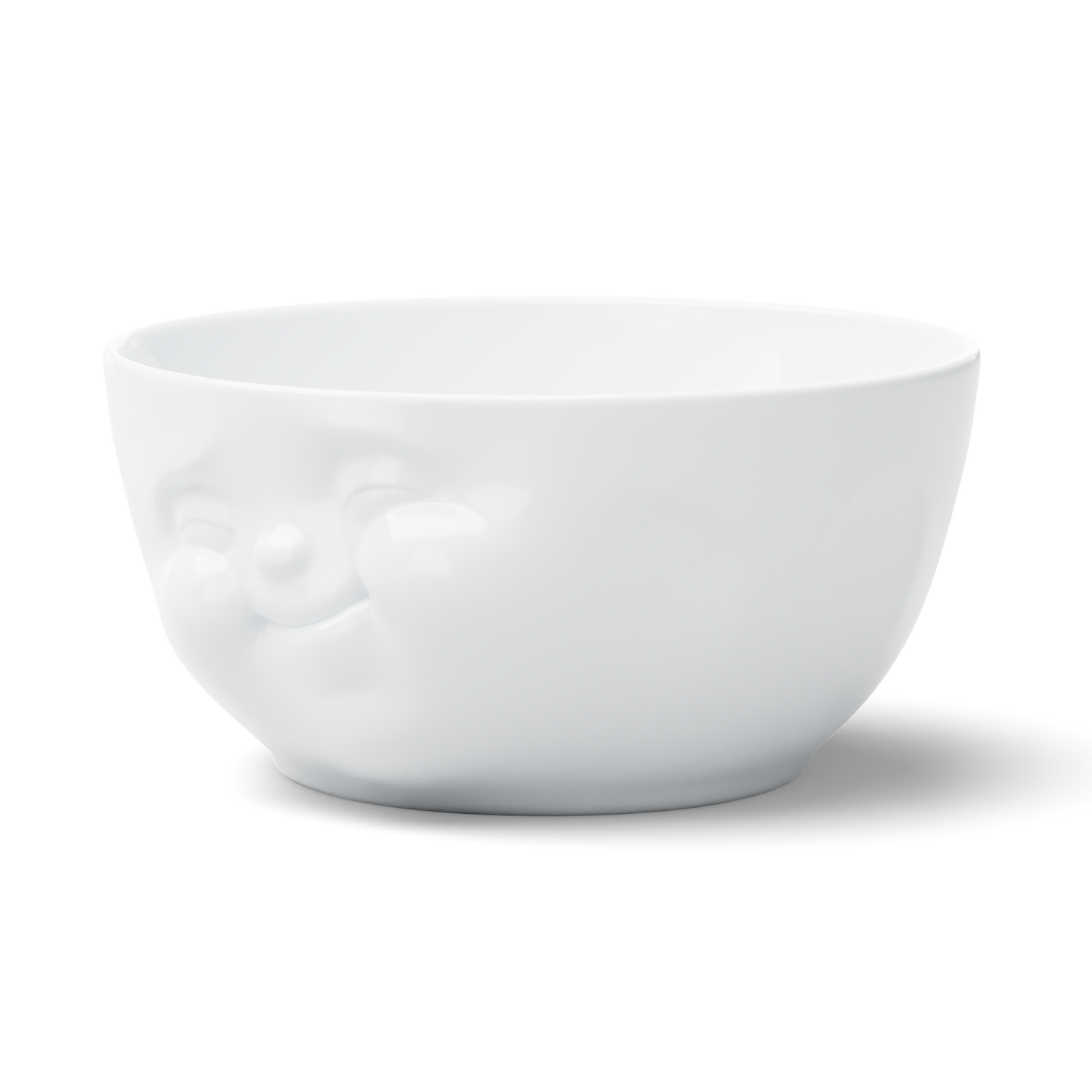 Munching White Bowl