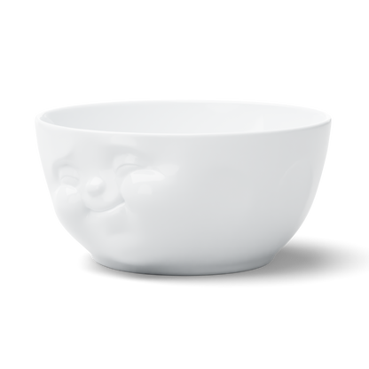 Munching White Bowl