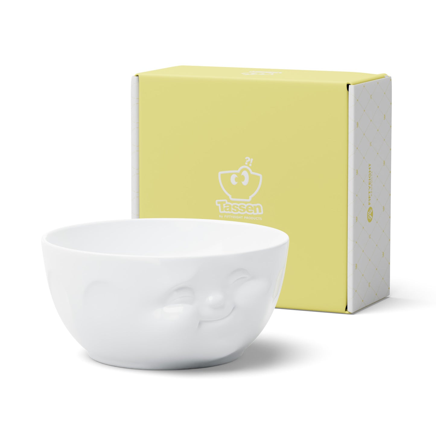 Munching White Bowl