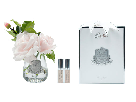 Cote Noire Tea Rose Bouquet - Silver Badging