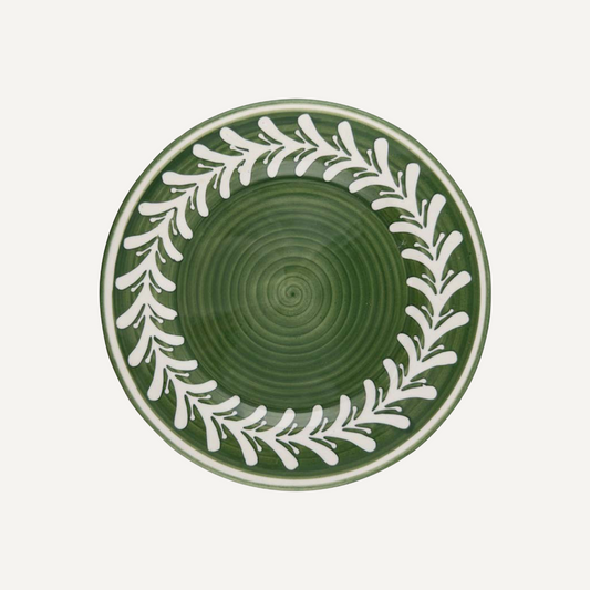 Side Plate - Dark Helecho - Fern Green S/4