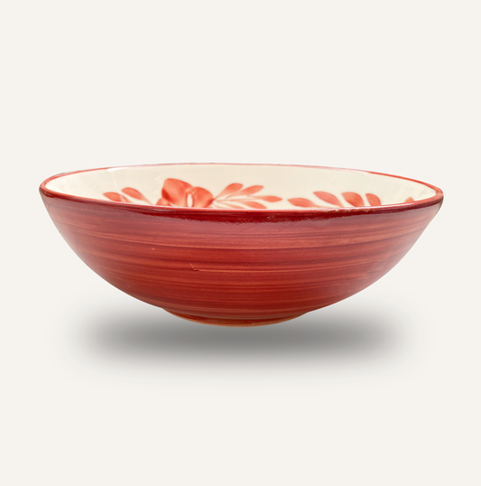 Salad Bowl -Flor- Rust Red