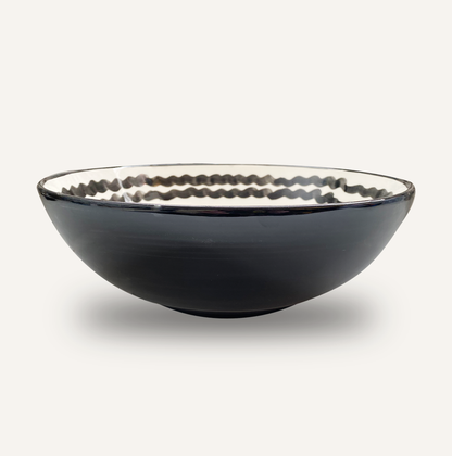 Salad Bowl -Ondas - Jet Black