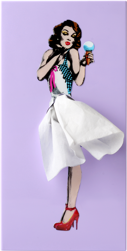 Tissue Up Girl - Purple