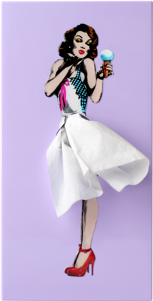 Tissue Up Girl - Purple