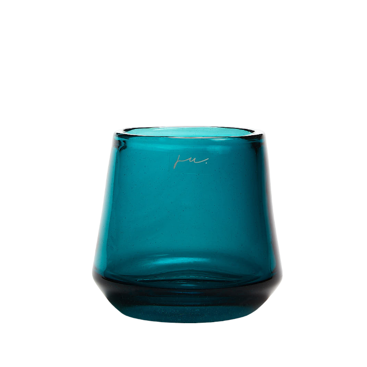 Valentine Vase Transparent Aqua