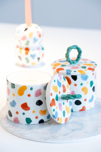 Monica & Veronica Terrazzo Jar