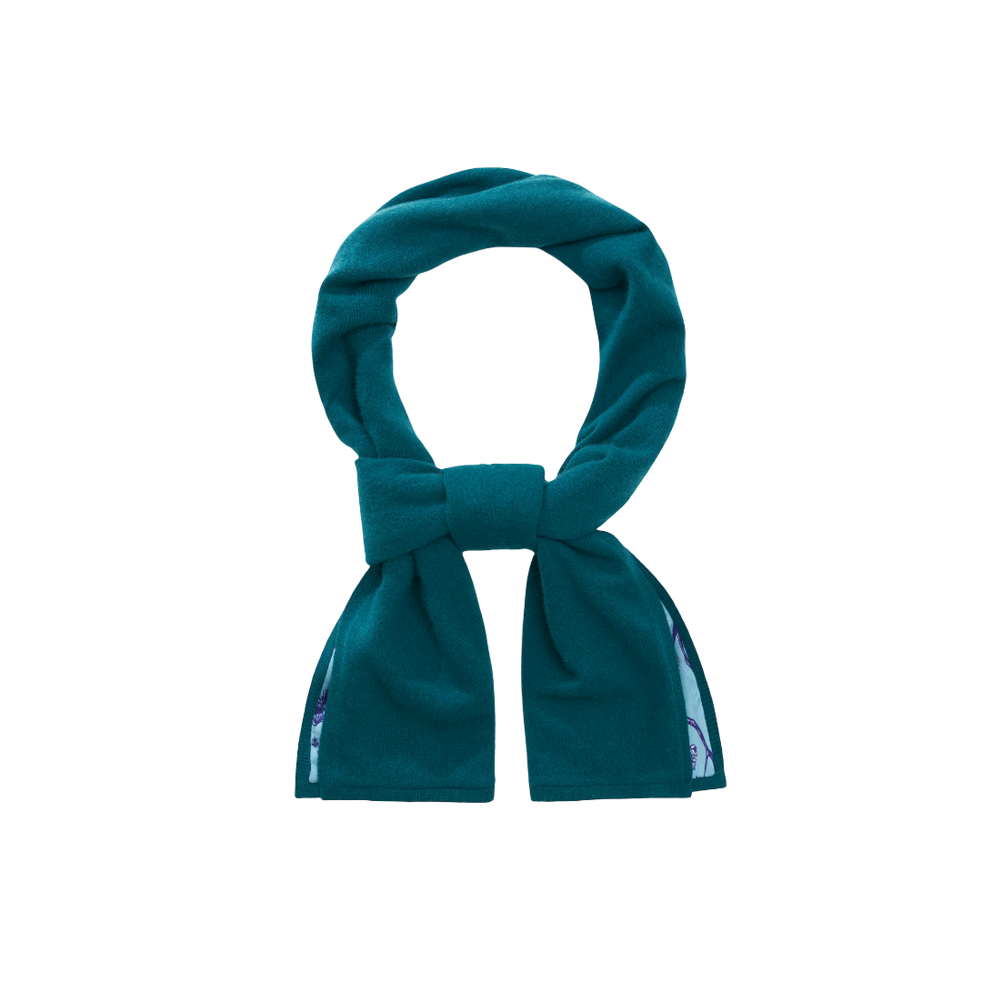 Tang Cashmere Scarf With Silk Lining