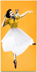 Tissue Up Girl - Yellow Orange