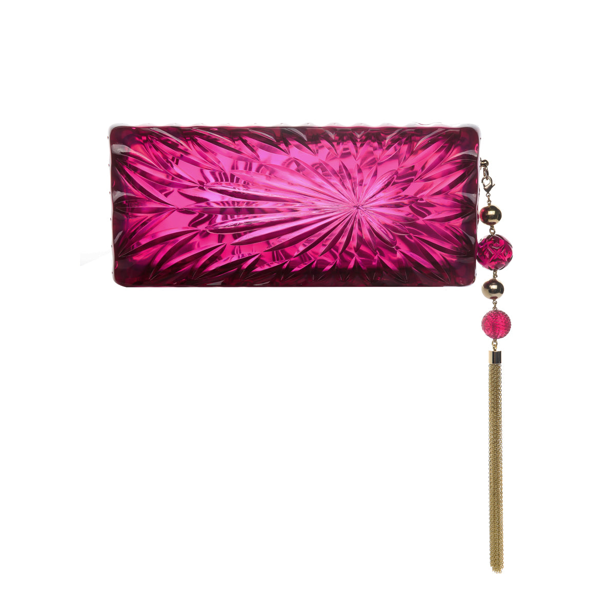 Long Rectangle Clutch Deep Purple