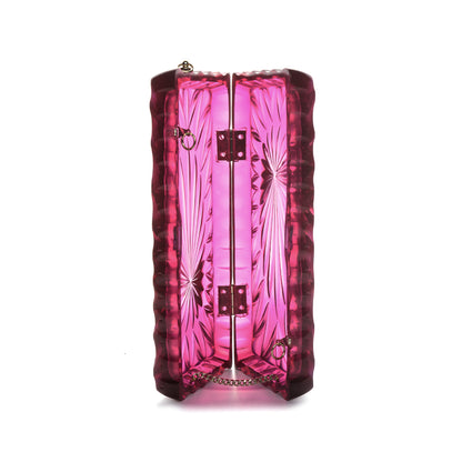 Long Rectangle Clutch Deep Purple