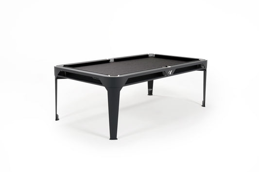 Hyphen Outdoor Pool Table, Dark Grey Frame, Dark Grey C