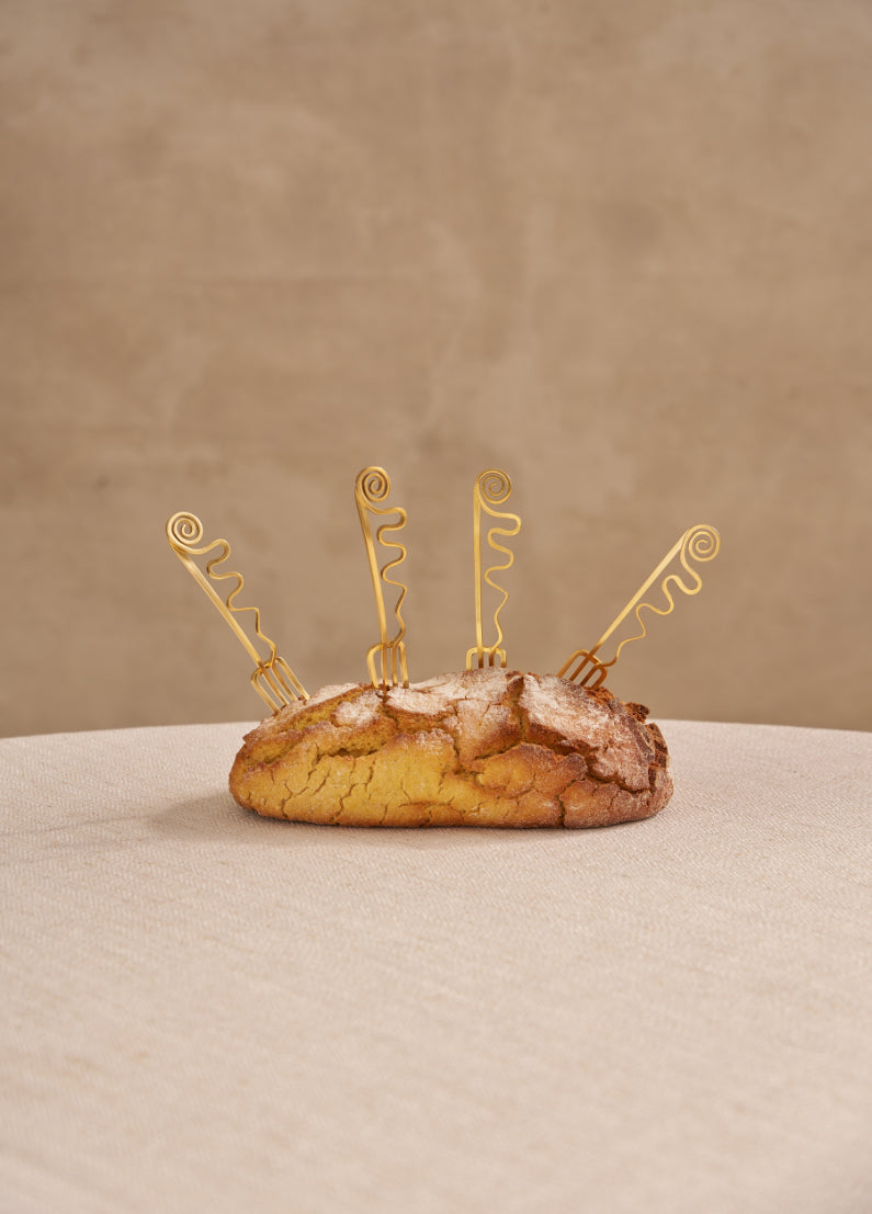 Spirale Cocktail Forks (Set of 4)